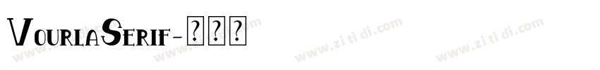 VourlaSerif字体转换