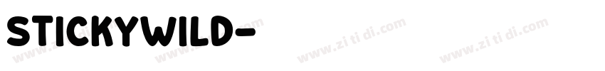Stickywild字体转换