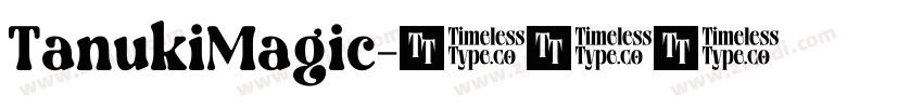TanukiMagic字体转换