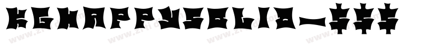 KGHAPPYSolid字体转换