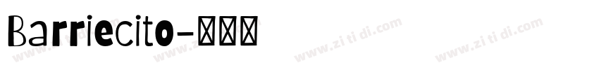 Barriecito字体转换