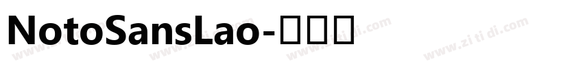 NotoSansLao字体转换