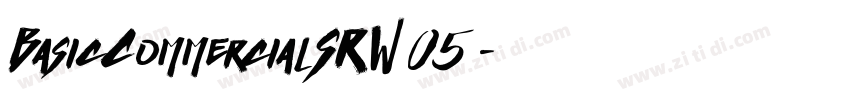BasicCommercialSRW05字体转换