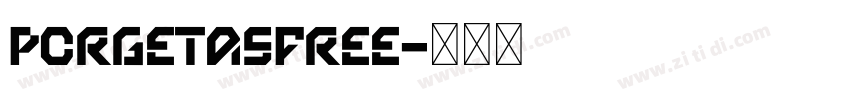 PorgetasFree字体转换