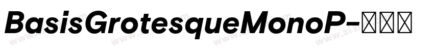 BasisGrotesqueMonoP字体转换