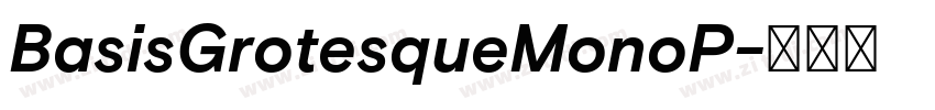 BasisGrotesqueMonoP字体转换