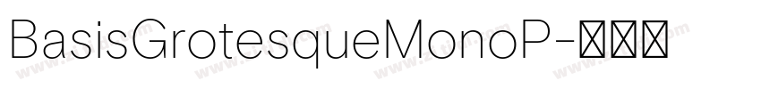 BasisGrotesqueMonoP字体转换