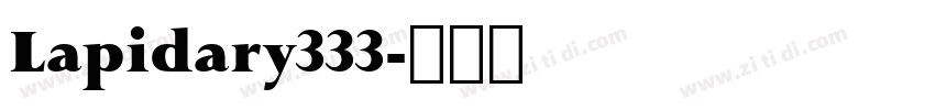 Lapidary333字体转换