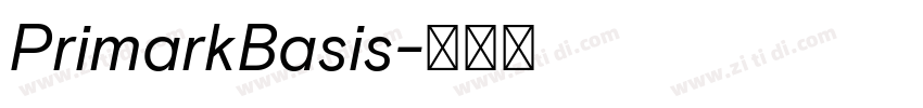 PrimarkBasis字体转换