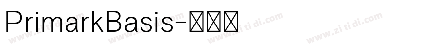 PrimarkBasis字体转换