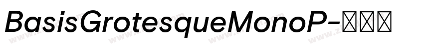 BasisGrotesqueMonoP字体转换