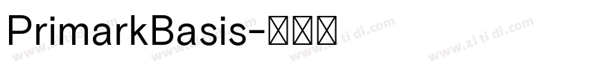 PrimarkBasis字体转换