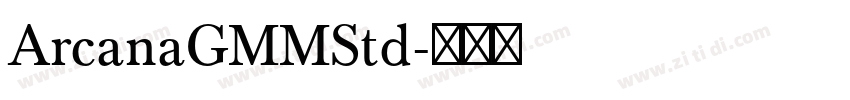 ArcanaGMMStd字体转换