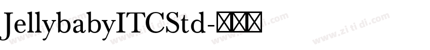 JellybabyITCStd字体转换