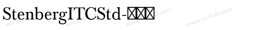 StenbergITCStd字体转换