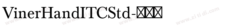 VinerHandITCStd字体转换