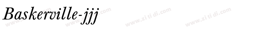 Baskerville字体转换