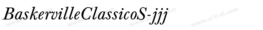 BaskervilleClassicoS字体转换