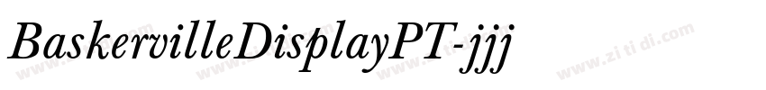 BaskervilleDisplayPT字体转换