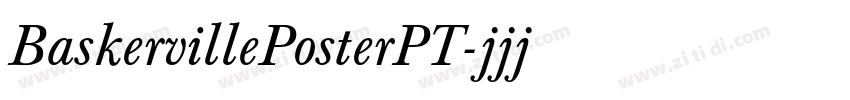 BaskervillePosterPT字体转换