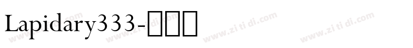 Lapidary333字体转换