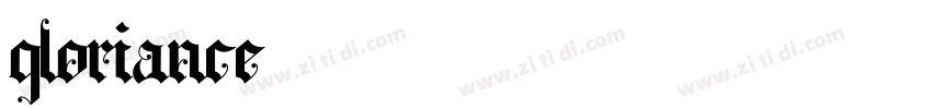 gloriance字体转换