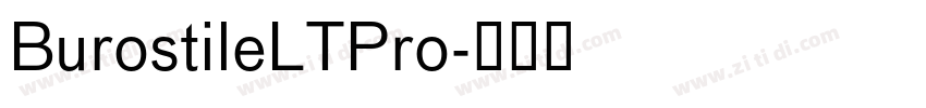 BurostileLTPro字体转换