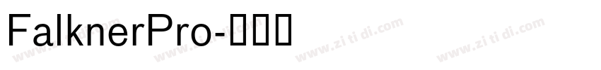 FalknerPro字体转换