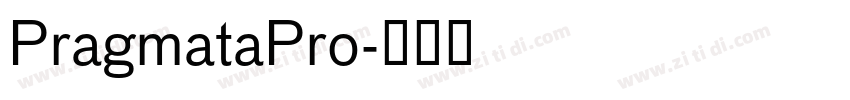 PragmataPro字体转换