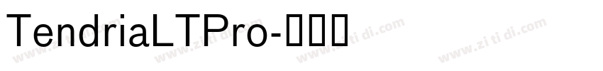TendriaLTPro字体转换