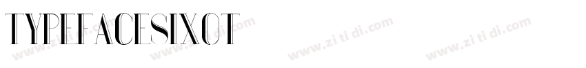 TypefaceSixOT字体转换