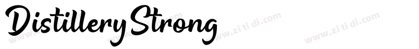 DistilleryStrong字体转换
