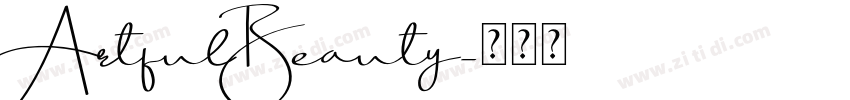 ArtfulBeauty字体转换