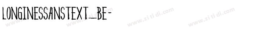 LonginesSansText_BE字体转换