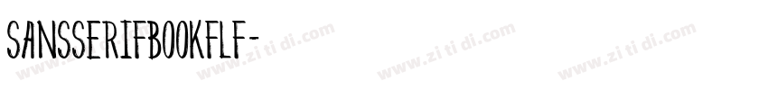 SansSerifBOOKFLF字体转换