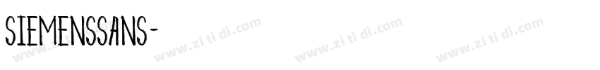 SiemensSans字体转换