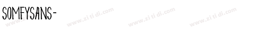 SomfySans字体转换 SomfySans字体转换