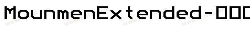 MounmenExtended字体转换