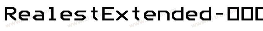 RealestExtended字体转换