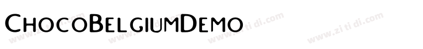 ChocoBelgiumDemo字体转换 ChocoBelgiumDemo字体转换