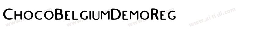 ChocoBelgiumDemoReg字体转换