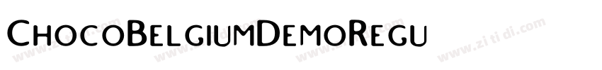 ChocoBelgiumDemoRegu字体转换
