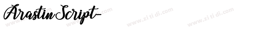 ArastinScript字体转换