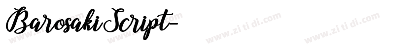 BarosakiScript字体转换