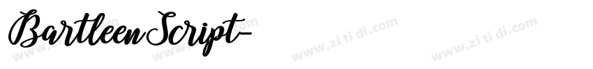 BartleenScript字体转换 BartleenScript字体转换