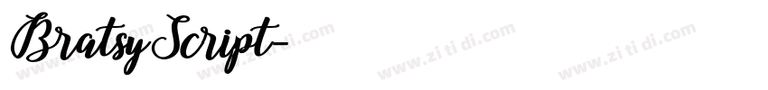 BratsyScript字体转换