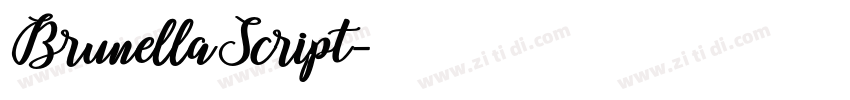BrunellaScript字体转换