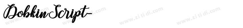 DobkinScript字体转换