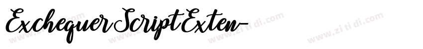 ExchequerScriptExten字体转换