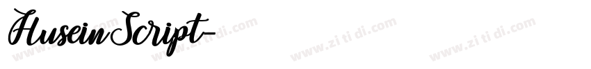 HuseinScript字体转换